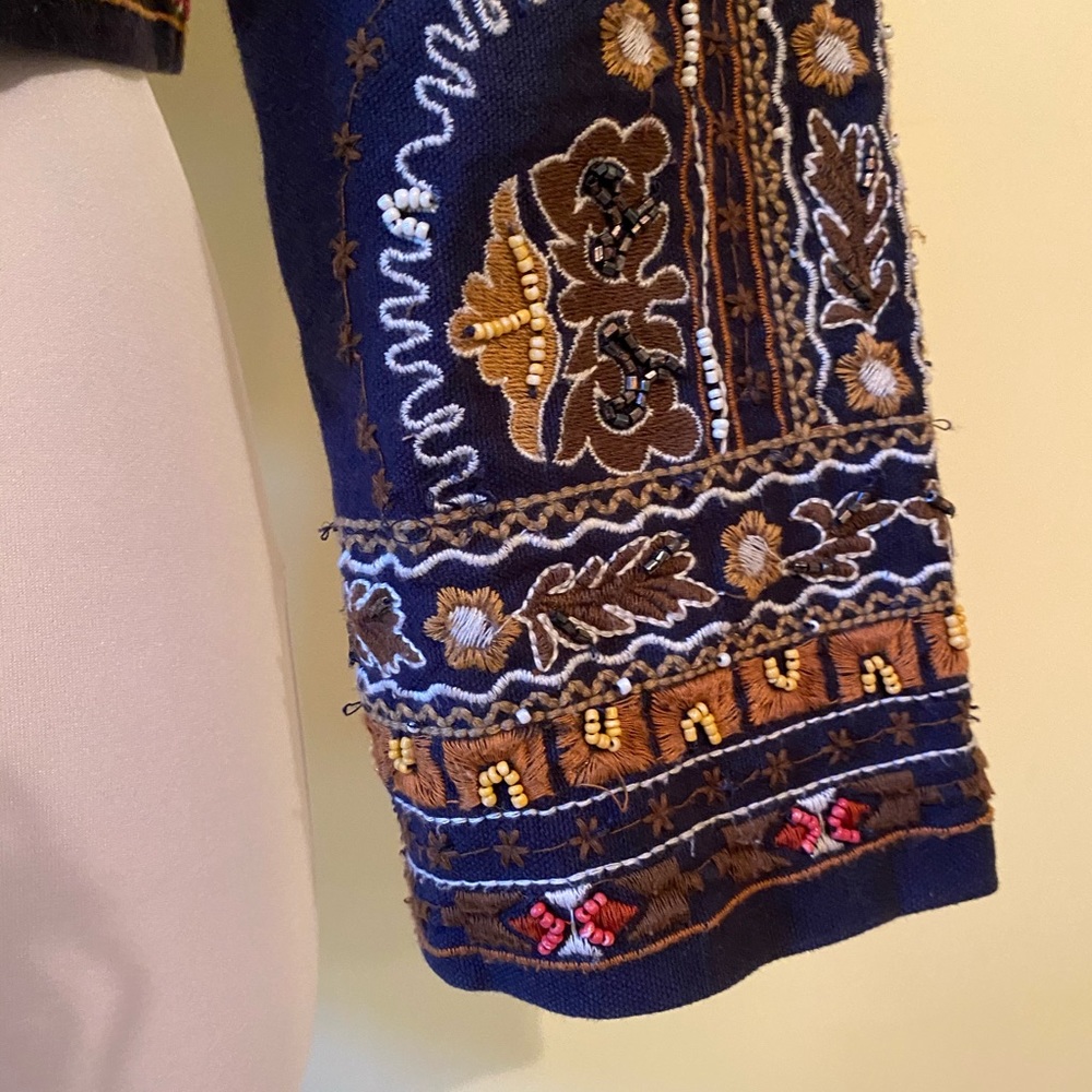 Zara Beaded Embroidered Jacket - Picture 11 of 13